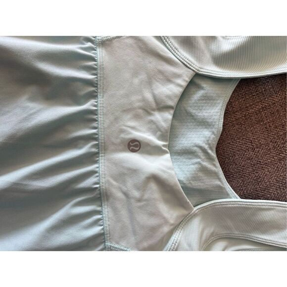 Lululemon Run Chase Me aqua drawstring tank - Picture 8 of 9